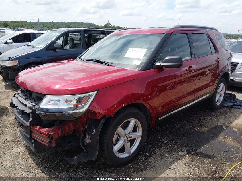 Vin: 1fm5k7d82jga79698, lot: 46018165, ford explorer xlt 20182