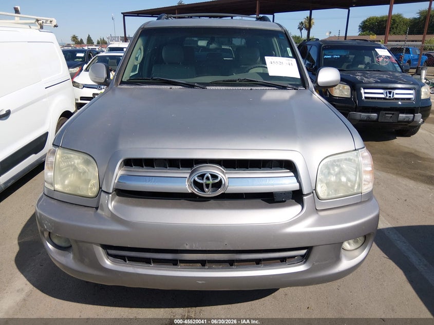 2006 Toyota Sequoia Limited V8 VIN: 5TDZT38A66S274869 Lot: 45520041