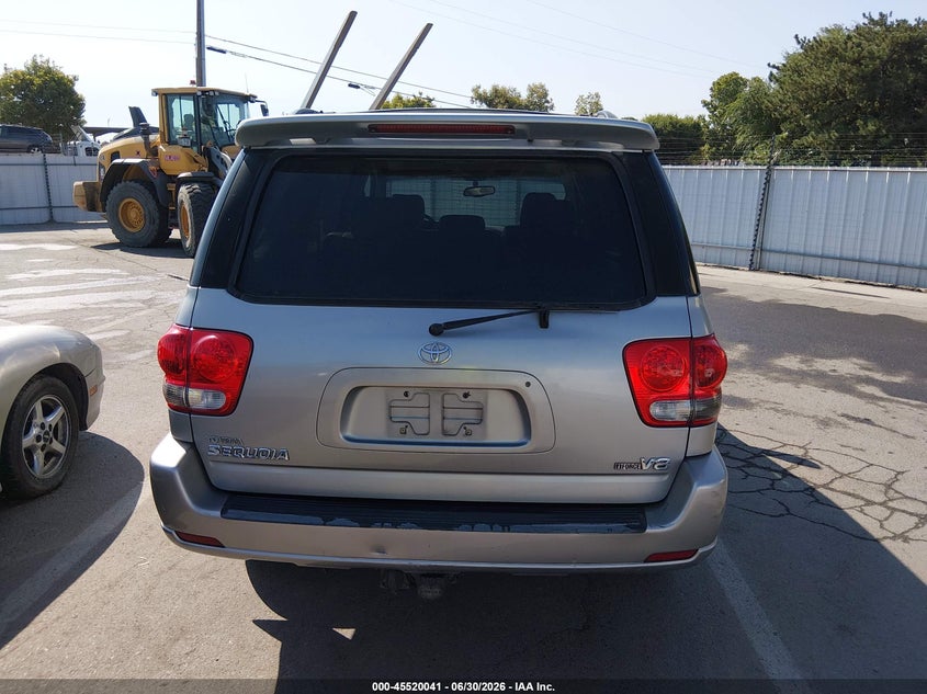 2006 Toyota Sequoia Limited V8 VIN: 5TDZT38A66S274869 Lot: 45520041