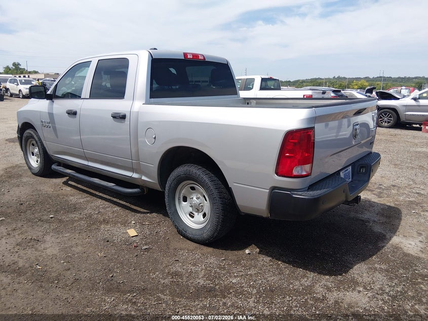 Vin: 1c6rr6kg6hs768731, lot: 46018269, ram 1500 tradesman  4x2 5'7 box 20173
