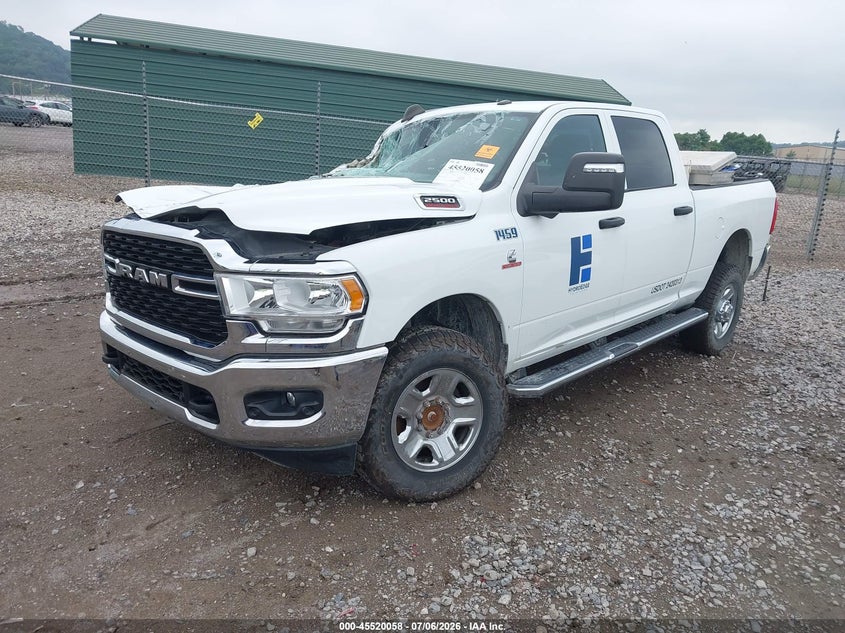 Vin: 3c6ur5cl7pg631304, lot: 46018274, ram 2500 tradesman  4x4 6'4 box 20232