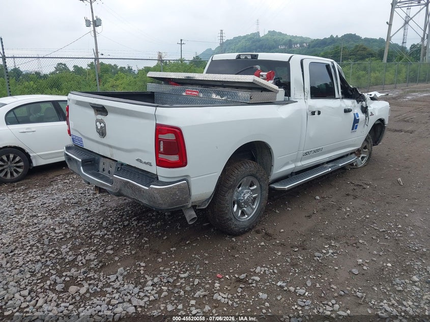 Vin: 3c6ur5cl7pg631304, lot: 46018274, ram 2500 tradesman  4x4 6'4 box 20234