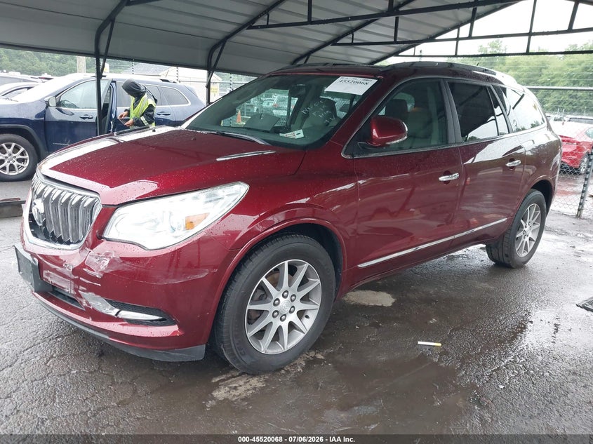 Vin: 5gakvbkd0gj266324, lot: 46018284, buick enclave leather 20162