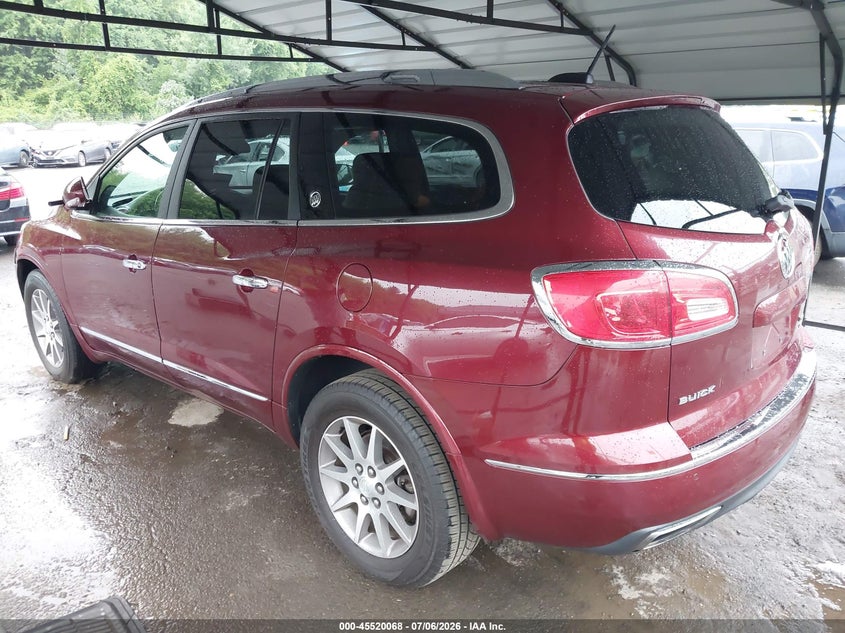 Vin: 5gakvbkd0gj266324, lot: 46018284, buick enclave leather 20163