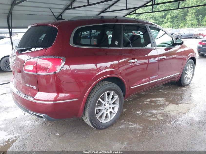 Vin: 5gakvbkd0gj266324, lot: 46018284, buick enclave leather 20164