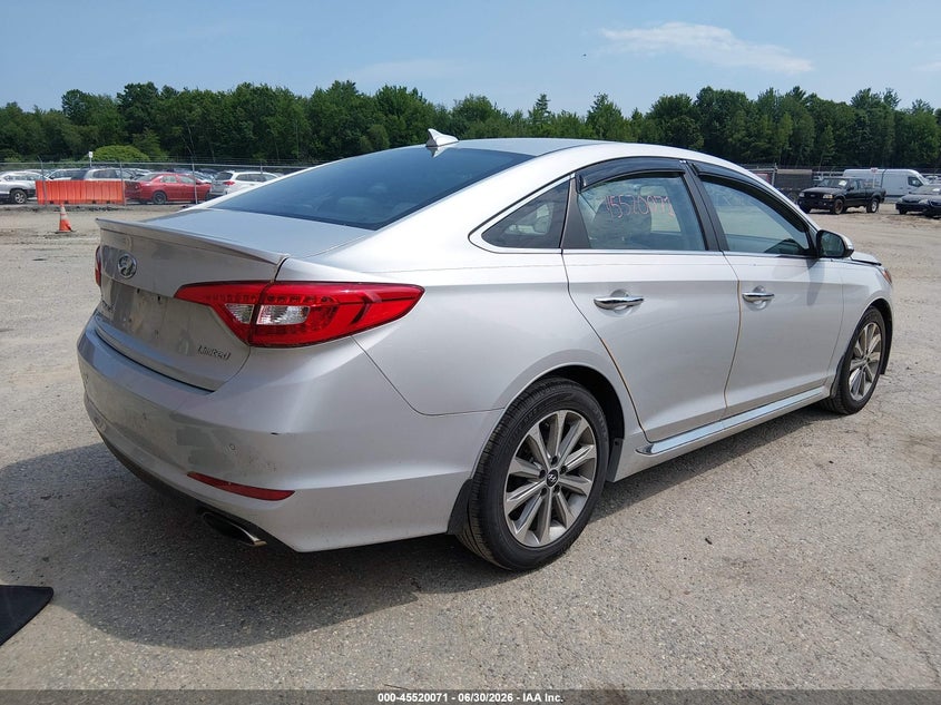 2017 HYUNDAI SONATA SEDAN 2.4L I-4 DI, DOHC, VVT, 185HP