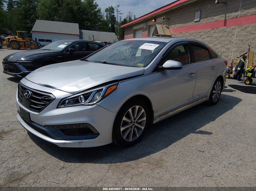 2017 HYUNDAI SONATA SEDAN 2.4L I-4 DI, DOHC, VVT, 185HP