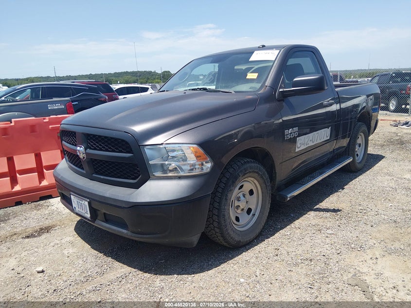 Vin: 3c6jr6ag2hg708189, lot: 46018352, ram 1500 tradesman  4x2 6'4 box 20172
