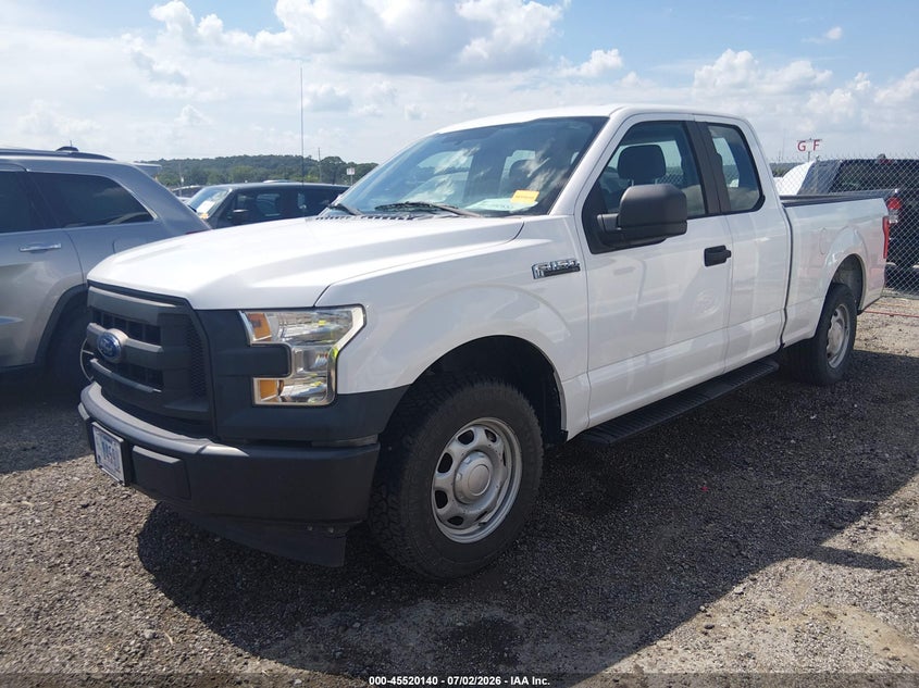 2017 Ford F-150, Звичайний знос, IAAI, VIN 1FTEX1C87HKD49715 — фото 2