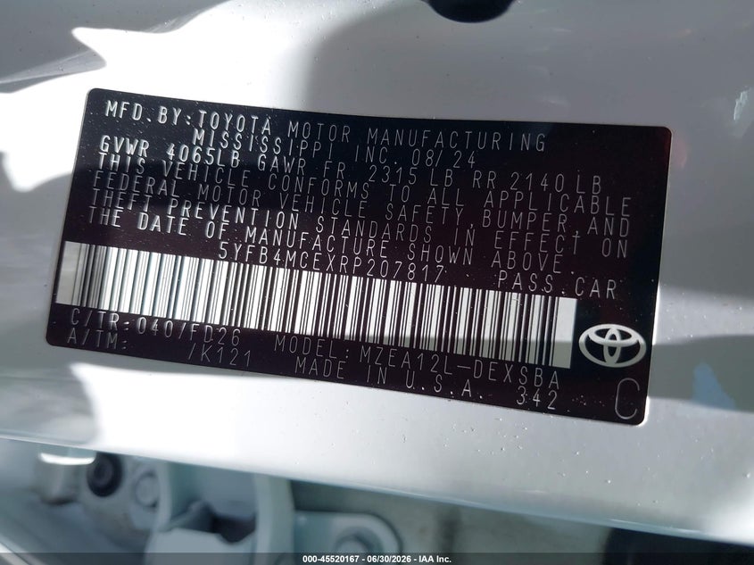 TOYOTA COROLLA - zdjęcie 9