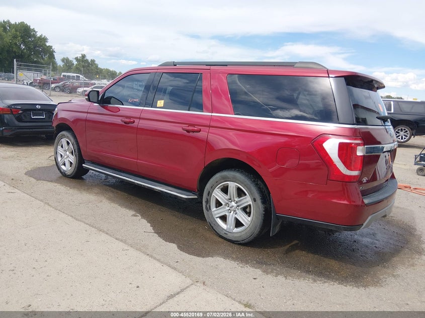 Vin: 1fmjk1jt3kea24730, lot: 46018385, ford expedition max xlt 20193