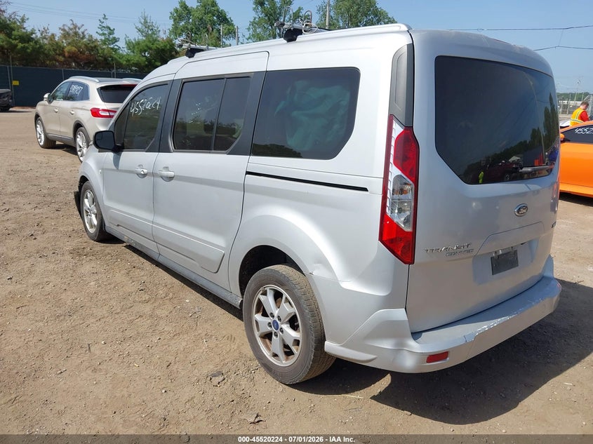 Vin: nm0ge9f77e1139680, lot: 46018441, ford transit connect xlt 20143