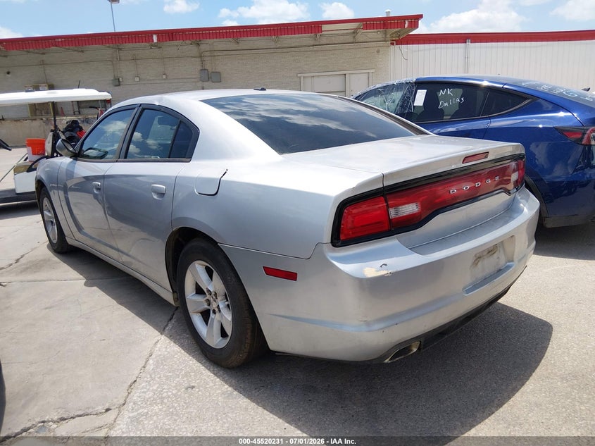 Vin: 2c3cdxbg7ch300370, lot: 46018449, dodge charger se 20123