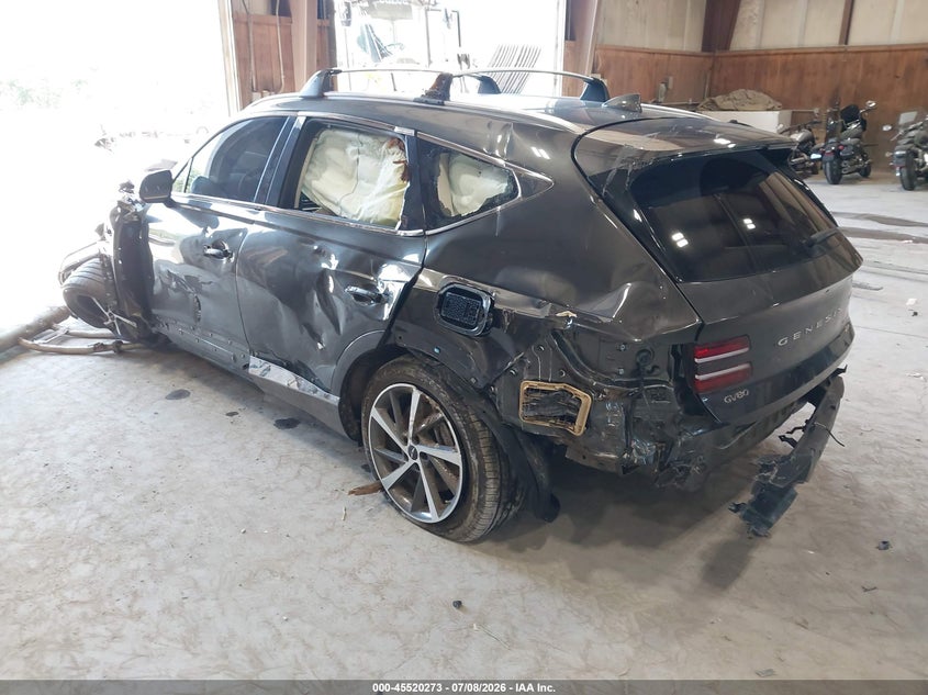 Vin: kmuhbesb1su280920, lot: 46018489, genesis gv80 2.5t advanced awd 20253