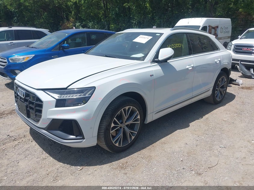 Vin: wa1fvaf16ld000402, lot: 46018490, audi q8 prestige 55 tfsi quattro tiptronic 20202