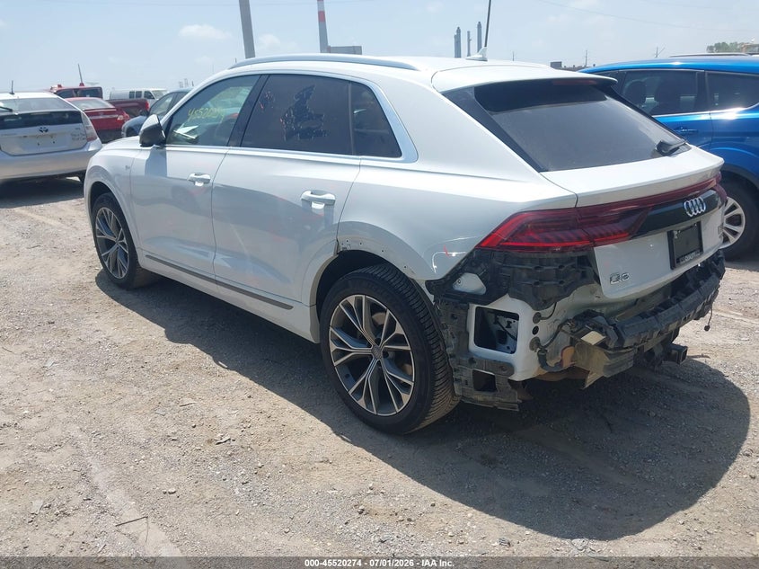 Vin: wa1fvaf16ld000402, lot: 46018490, audi q8 prestige 55 tfsi quattro tiptronic 20203