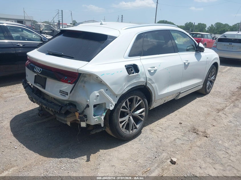 Vin: wa1fvaf16ld000402, lot: 46018490, audi q8 prestige 55 tfsi quattro tiptronic 20204