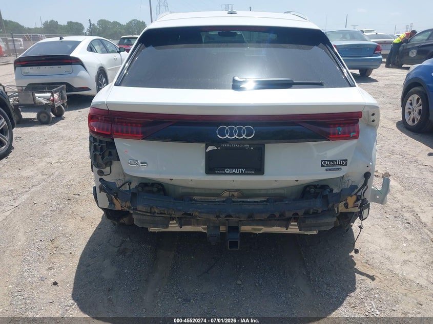 2020 Audi Q8 Prestige 55 Tfsi Quattro Tiptronic VIN: WA1FVAF16LD000402 Lot: 45520274