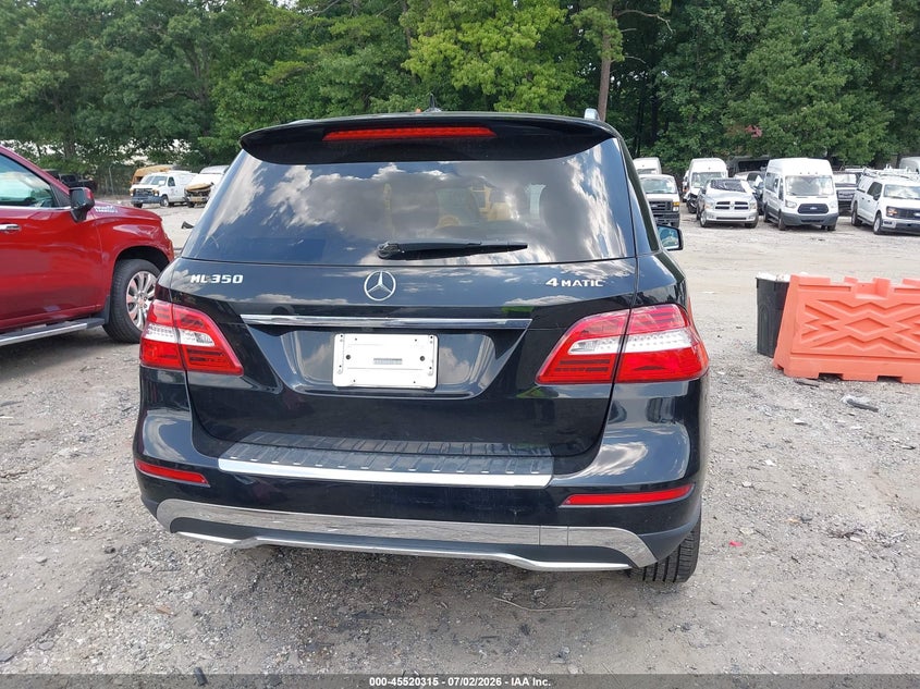 2013 Mercedes-Benz Ml 350 4Matic VIN: 4JGDA5HB6DA235855 Lot: 45520315