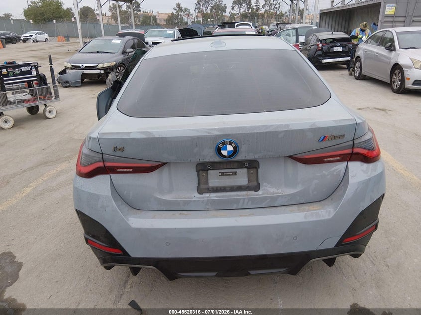 2024 BMW I4 Gran Coupe M50 VIN: WBY33AW05RFT02393 Lot: 45520316