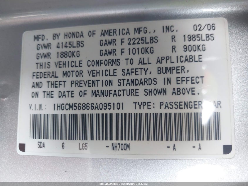 AtlanticExpress - Honda Accord