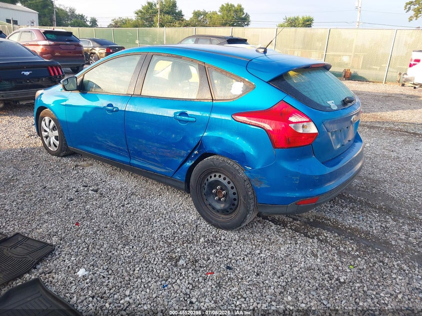 Vin: 1fahp3k25cl264855, lot: 46018612, ford focus se 20123