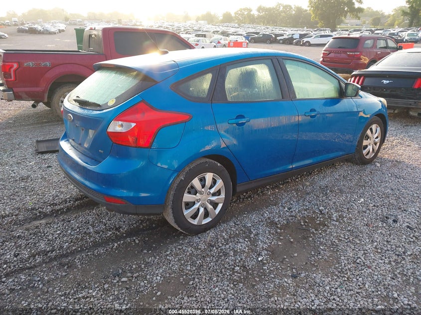 Vin: 1fahp3k25cl264855, lot: 46018612, ford focus se 20124
