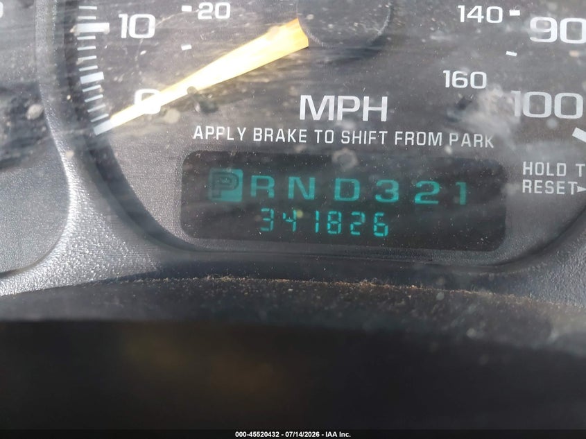 2001 CHEVROLET EXPRESS SPORT UTILITY VEHICLE 5.3L V-8 285HP