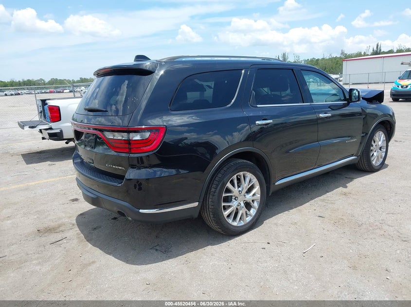 Vin: 1c4rdheg0fc120128, lot: 46018672, dodge durango citadel 20154