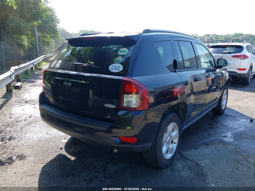 Vin: 1c4njceb4hd160384, lot: 46018679, jeep compass latitude fwd 20174