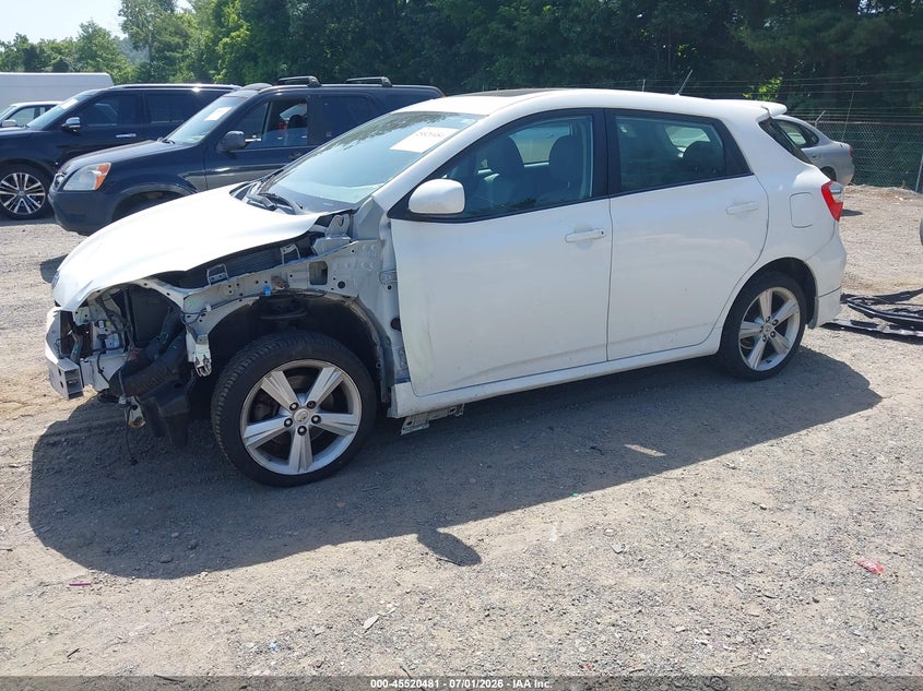 Vin: 2t1le4ee5ac018625, lot: 46018697, toyota matrix s 20102