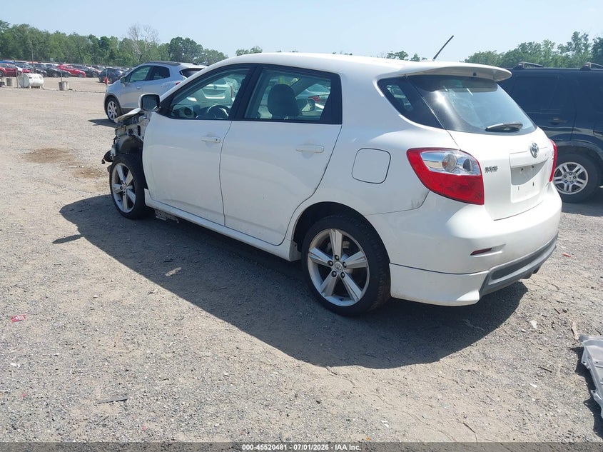 Vin: 2t1le4ee5ac018625, lot: 46018697, toyota matrix s 20103