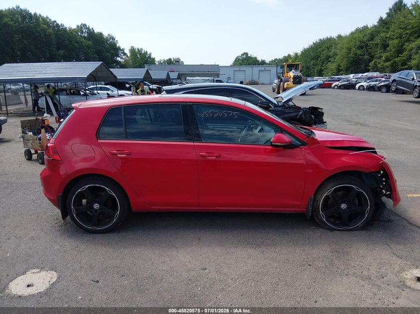 2015 Volkswagen Golf Tdi Se 4-Door VIN: 3VWRA7AU3FM028828 Lot: 45520575