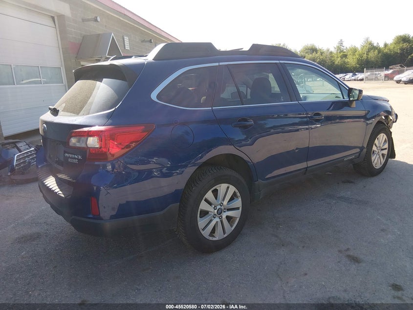 Vin: 4s4bsaec9f3278720, lot: 46018795, subaru outback 2.5i premium 20154