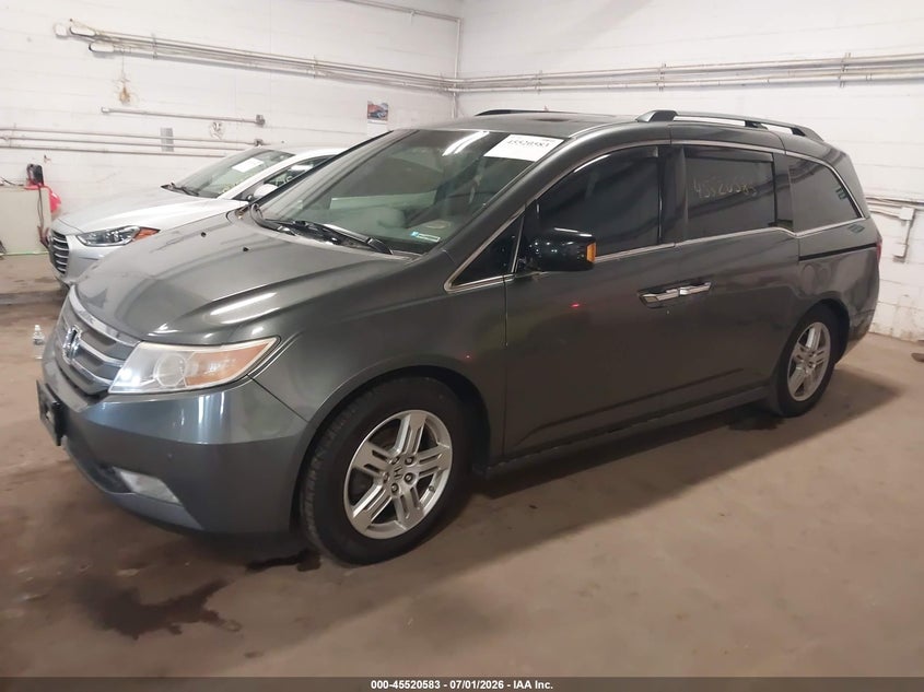 Vin: 5fnrl5h99bb041648, lot: 46018799, honda odyssey touring/touring elite 20112