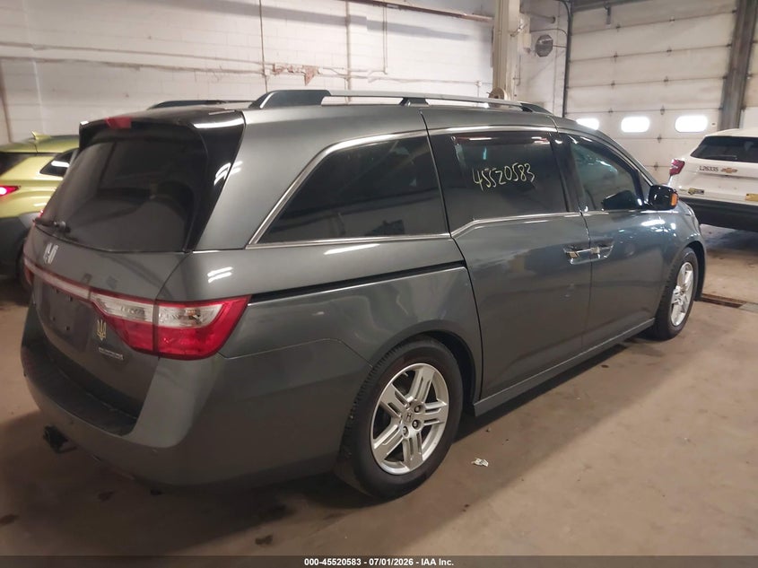 Vin: 5fnrl5h99bb041648, lot: 46018799, honda odyssey touring/touring elite 20114