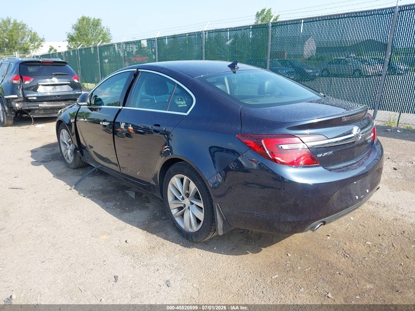 Vin: 2g4gk5ex2e9256046, lot: 46018815, buick regal turbo 20143