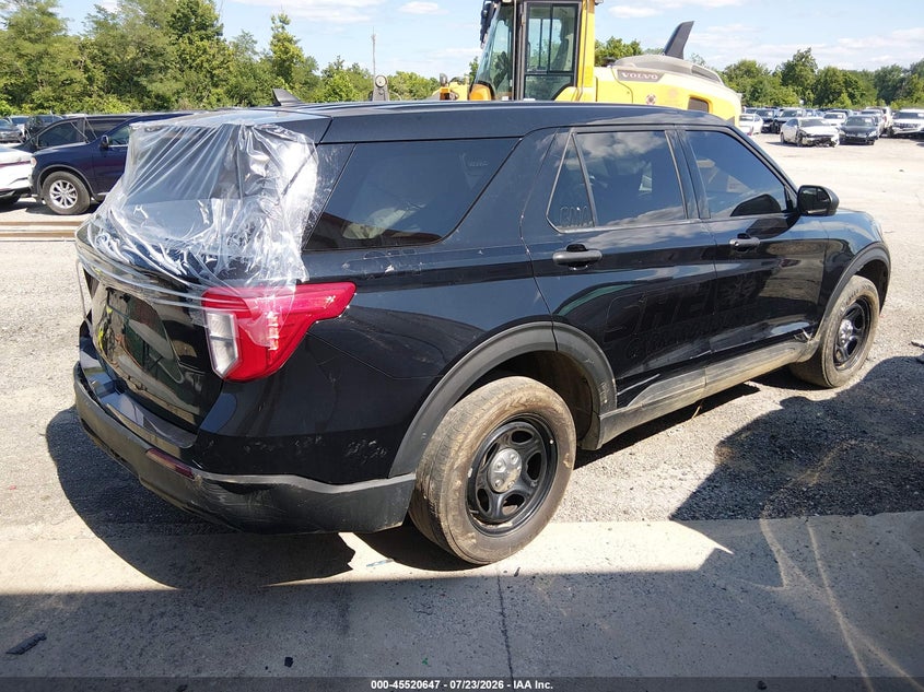 Vin: 1fm5k8ab1nga43710, lot: 46018863, ford police interceptor utility 20224