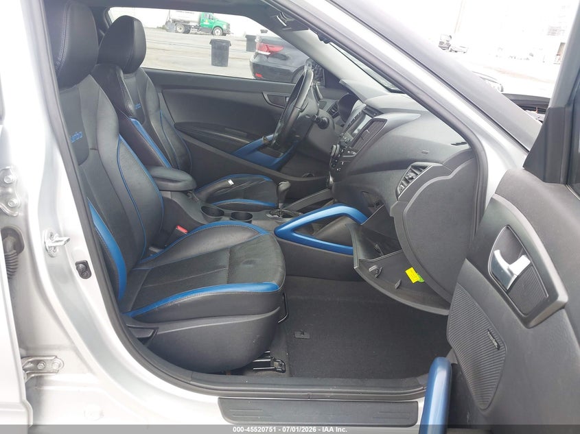 2013 HYUNDAI VELOSTER HATCHBACK 1.6L I-4 DI, DOHC, VVT, TURBO, 201HP