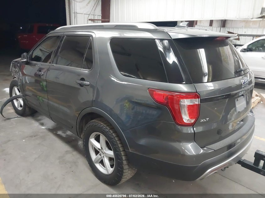 Vin: 1fm5k8d83hgb94214, lot: 46019013, ford explorer xlt 20173