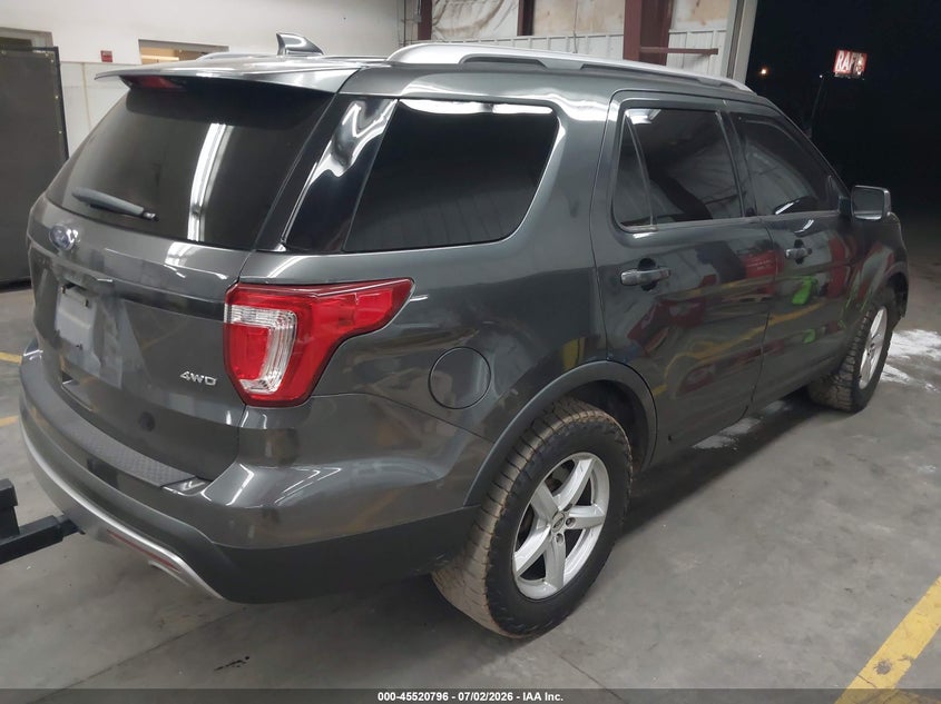 Vin: 1fm5k8d83hgb94214, lot: 46019013, ford explorer xlt 20174