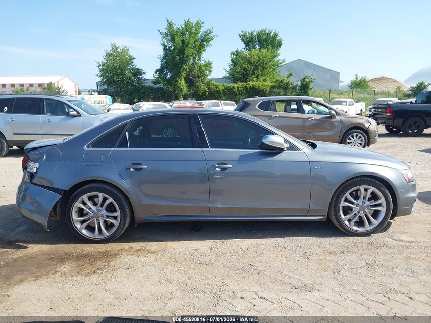 2013 Audi S4 3.0T Premium Plus VIN: WAUBGAFL7DA130866 Lot: 45520816