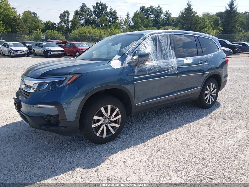 Vin: 5fnyf6h3xmb033355, lot: 46019076, honda pilot awd ex 20212