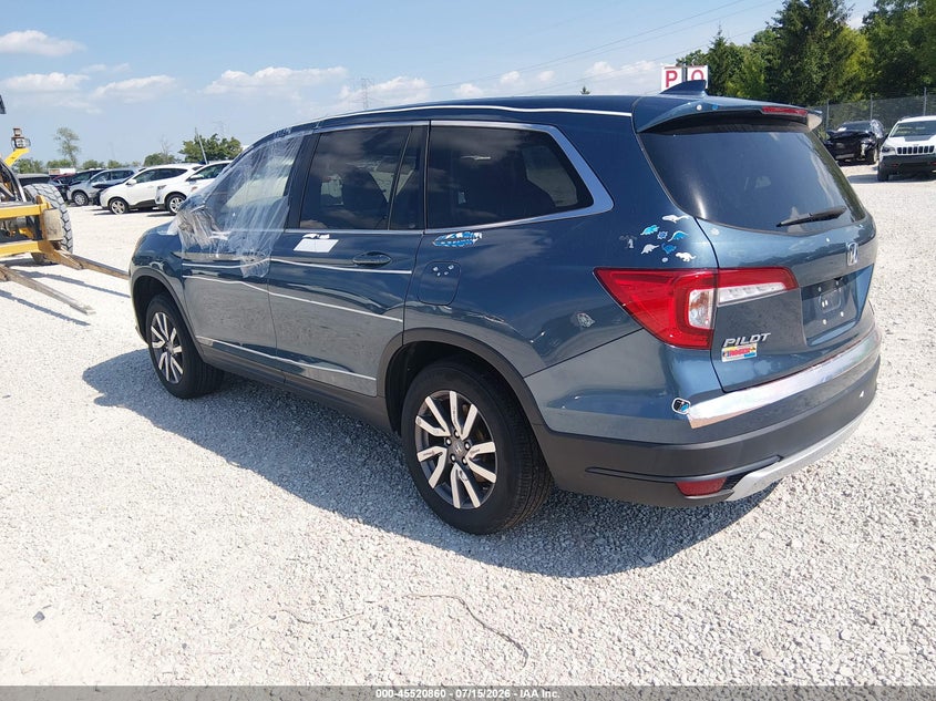Vin: 5fnyf6h3xmb033355, lot: 46019076, honda pilot awd ex 20213