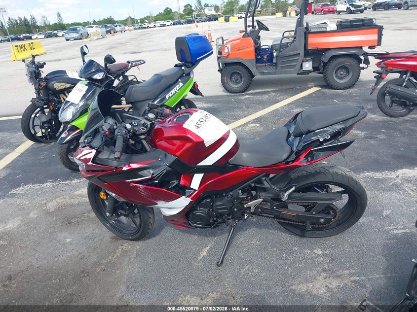 2019 Kawasaki Ex400 VIN: JKAEXKG15KDA32253 Lot: 45520879