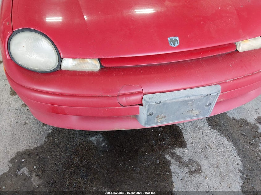 1997 Dodge Neon Ex VIN: 1B3ES27C1VD315161 Lot: 45520883