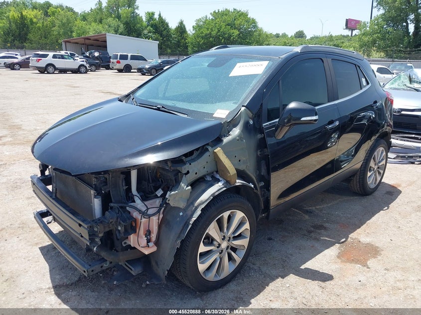 Vin: kl4cjasb7hb194518, lot: 46019104, buick encore preferred 20172