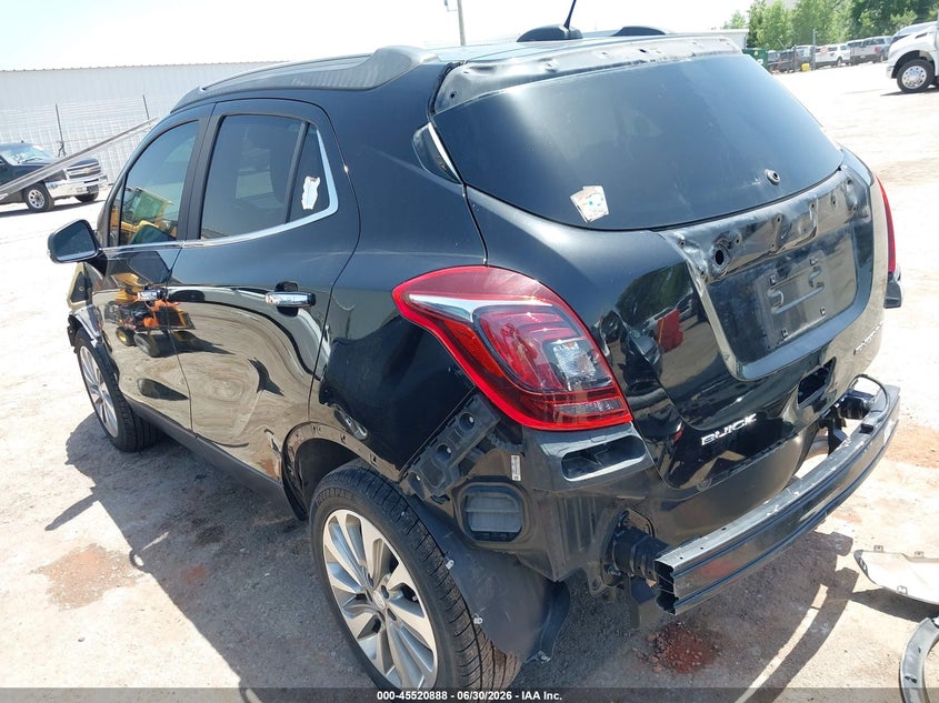 Vin: kl4cjasb7hb194518, lot: 46019104, buick encore preferred 20173