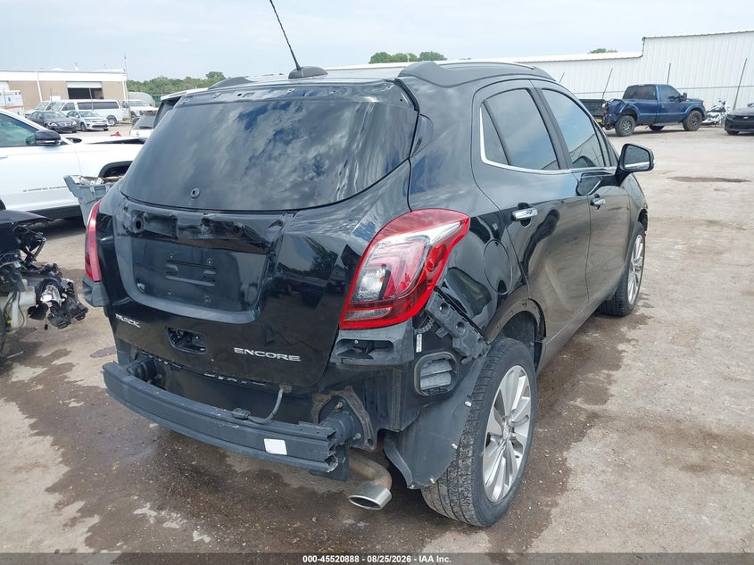 Vin: kl4cjasb7hb194518, lot: 46019104, buick encore preferred 20174