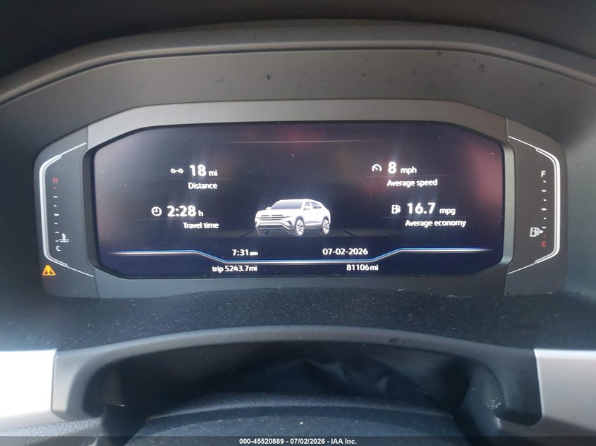 2022 Volkswagen Atlas Cross Sport 3.6L V6 Se W/Technology VIN: 1V2KE2CA2NC222683 Lot: 45520889